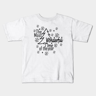 The Most Wonderful Time Of The Year Kids T-Shirt